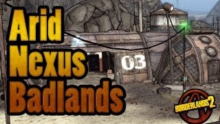 Borderlands 2 Arid Nexus Badlands All Challenges [upl. by Gorski]