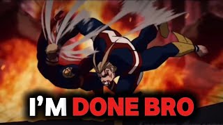 HOMELANDER FANBOY REACTS TO HOMELANDERS VS ALLMIGHT IM GENUINELY DONE BRO 😭🙏 [upl. by Arec]