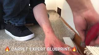 🔥 How To Carpet A Room 🔥 Step By Step By Step [upl. by Llenyaj118]