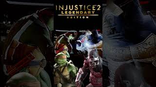 injustice 2 michelangelo vs gorilla grodd TeenageMutantNinja TurtlesDLC Fighter Pack3 shorts [upl. by Nosauq872]