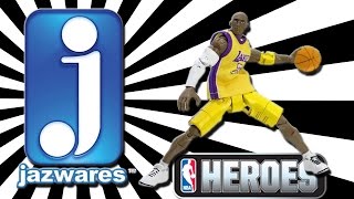 Jazwares NBA Heroes Kobe Bryant  Action Figure Unboxing amp Review [upl. by Orimisac828]