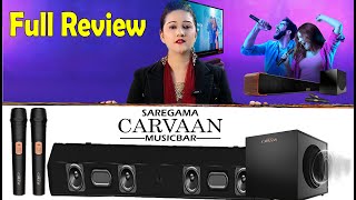 Saregama carvaan musicbar full Review with Singing [upl. by Studley]