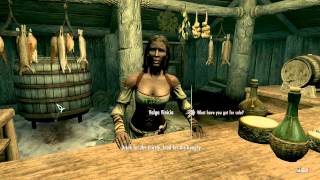 Lets Roleplay Skyrim  Part 2 Visit Beautiful Falkreath And Despair [upl. by Juakn]