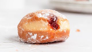 Homemade Deep Fried Jelly Filled Donuts [upl. by Basham]