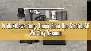 Produktbewertung Tineco Floor One Stretch S6 WetDry Vacuum Cleaner 180° Flat Design Suction Mop 1 [upl. by Finnie6]