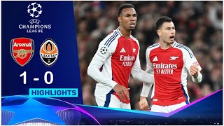 Arsenal vs Shakhtar D 10 CHAMPIONS LEAGUE League Stage Epic Clash Highlightsquot [upl. by Azeret]