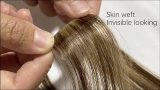 HOW TO APPLY WEFT HAIR EXTENSIONS  Step by step tutorial [upl. by Ayrb]