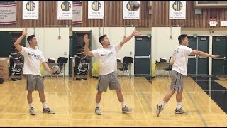 FLOAT Serve  How to SERVE a Volleyball Tutorial part 13 [upl. by Elleina953]