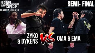 FUSION CONCEPT 2024  SEMIFINAL  DYKENS amp ZYKO VS OMA amp EMA [upl. by Fitalludba]