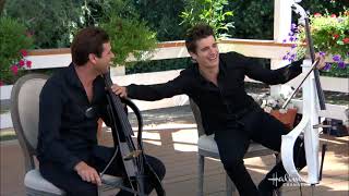 2CELLOS Hallmark interview March 2015 [upl. by Fredek517]