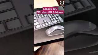 Unboxing Lenovo 100 Wireless Keyboard amp Mouse Combo Pack lenovo wirelesskeyboard [upl. by Huntington567]