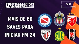 Mais de 60 ideias de save para o Football Manager 2024 [upl. by Enaht]