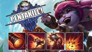 Tristana MONTAGE  1000 IQ PENTAKILL Epic Moments on Summoners Rift [upl. by Latsyk]