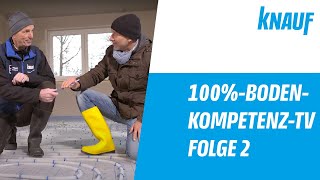 Knauf 100BodenkompetenzTV Folge 2 Fließestrich verarbeiten trocknen und prüfen [upl. by Amata]