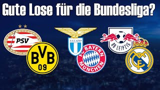 Bayern amp Dortmund im Glück Champions League Achtelfinale Auslosung 202324 [upl. by Eugenie177]