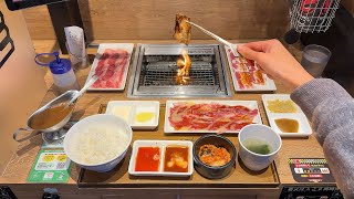 AllYouCanEat Japanese BBQ Buffet for Introverts [upl. by Drofnas]