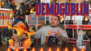 Custom DEMOGOBLIN Statue Unboxing amp Review  SPIDERMAN Villain [upl. by Golden536]