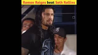 Roman Reigns interrupts Seth Rollins shorts wwe [upl. by Theadora]