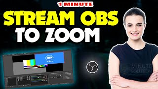 How to stream obs to zoom 2024 Quick amp Easy [upl. by Zennas]