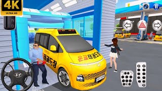 School Van Hyundai Staria3D Driving Class Car game2024best Android gameplay and fanny gameplay [upl. by Isolt]