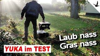 Nie mehr Laub harken mit YUKA Mähroboter Kehrmaschine von MAMMOTION🚩Der ausführliche Praxis Test [upl. by Dace]