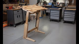 How to Build a Standing Desk  Drafting Table [upl. by Gilliam430]