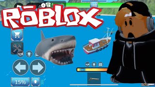 Playing shark bite Roblox [upl. by Matthiew]