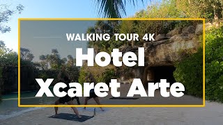 Walking Tour of the Hotel Xcaret Arte Playa del Carmen 4K quotAllFun Inclusivequot [upl. by Orabla]