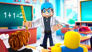 I BUILT A SCHOOL AND BECOME A TEACHER  ROBLOX  School Tycoon [upl. by Esyahc]