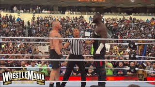 Omos vs Brock Lesnar Full Match  Wrestlemania 39 [upl. by Tessler]