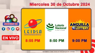 Lotería Nacional LEIDSA y Anguilla Lottery en Vivo 📺│Miercoles 30 de Octubre 2024  855 PM [upl. by Bandur581]