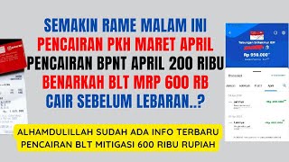 BLT MRP 600 RIBU APAKAH CAIR MENYUSUL CAIR BPNT DAN PKH DI KKS BRI BNI BSI MANDIRI SEBELUM LEBARAN [upl. by Cordula]