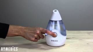 HoMedics Day or Night Ultrasonic Cool Mist Humidifier [upl. by Profant]