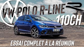 Volkswagen POLO RLINE 2022 110CH  TOUT DUNE GOLF   Essai à la Réunion 🇷🇪 [upl. by Pease]