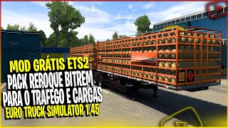 ▶️PACK REBOQUES BITREM PARA TRAFEGO E MERCADO DE CARGAS JL TRUCK ETS2 145 [upl. by Eva541]