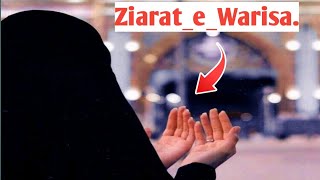 ZIARAT E WARISA  ZIARAAT VEDIO IN KARBALA  AUDIO SOUND [upl. by Roderich]