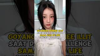 Goyangan Wonhee ILLIT saat dance challenge sama Kiss Of Life sangat berbahaya kpop shorts [upl. by Leontine]