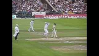 Graeme Swann Slomotion bowling ashes rise [upl. by Ellenohs]