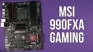 Распаковка MSI 990FXA Gaming [upl. by Barty681]