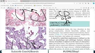 Chp13 Robbins Patho  Lung Pathology  Overiview of Obstructive vs Restrictive Lung Disorders [upl. by Klinges]