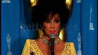 Elizabeth Taylor at the Academy Awards [upl. by Manny]