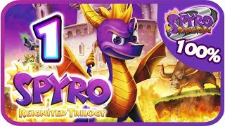 Spyro Reignited Trilogy 🔥 100 🔥 Spyro 2 Walkthrough Part 1 PS4 XB1 Summer Forest Part 1 [upl. by Avik175]