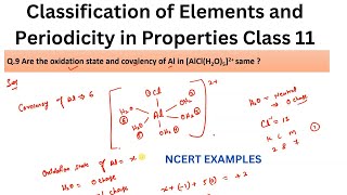 Are the oxidation state and covalency of Al in AlClH2O52 same [upl. by Ailuj801]