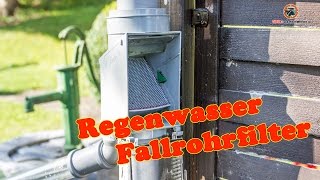 Regenwasserfilter  Fallrohrfilter verbessern [upl. by Yendys378]