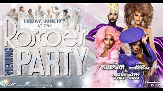 Jaida Essence Hall amp Angeria VanMicheals Roscoes RPDR All Stars 7 Viewing Party with Batty amp Kara [upl. by Reggi]