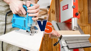 Jigsaw vs Bandsaw  Which Saw is Better [upl. by Eissim182]