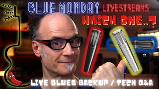 New microphone reveal and live test live blues backups about originality as musician [upl. by Asiled]