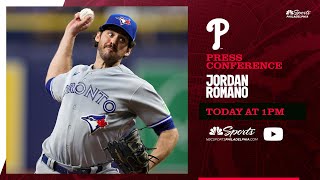 LIVE STREAM Phillies Jordan Romano introductory press conference  Today at 1pm [upl. by Oreves]