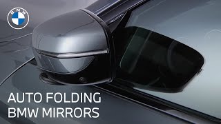 How to Auto Fold BMW Mirrors  BMW HowTo [upl. by Sweet995]