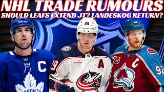 NHL Trade Rumours  Laine Locker Room Issues Should Leafs Extend JT Landeskog Return Top UFAs [upl. by Issy]